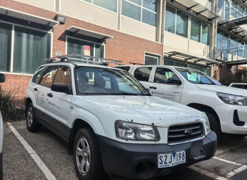 Lab vehicles used for roadside data capture