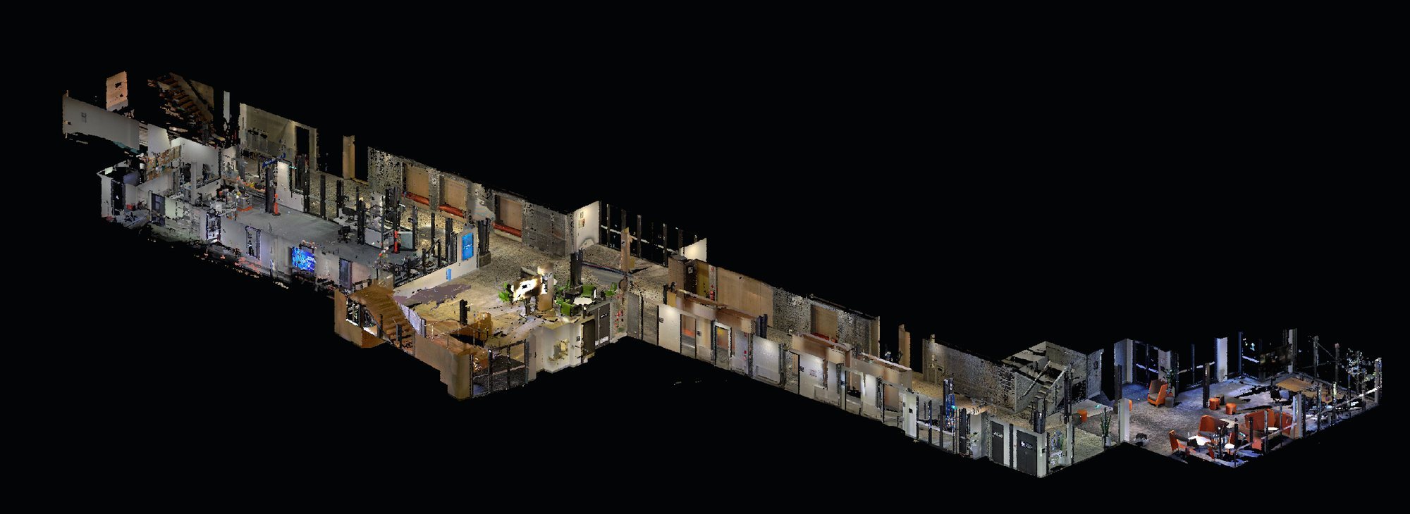 3D scan digital twin of the Monash Innovation Labs building